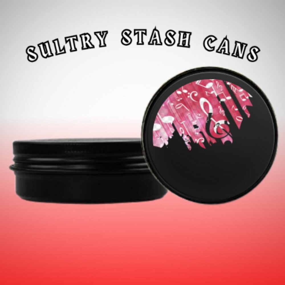 MUSIC IS LIFE STASH CAN